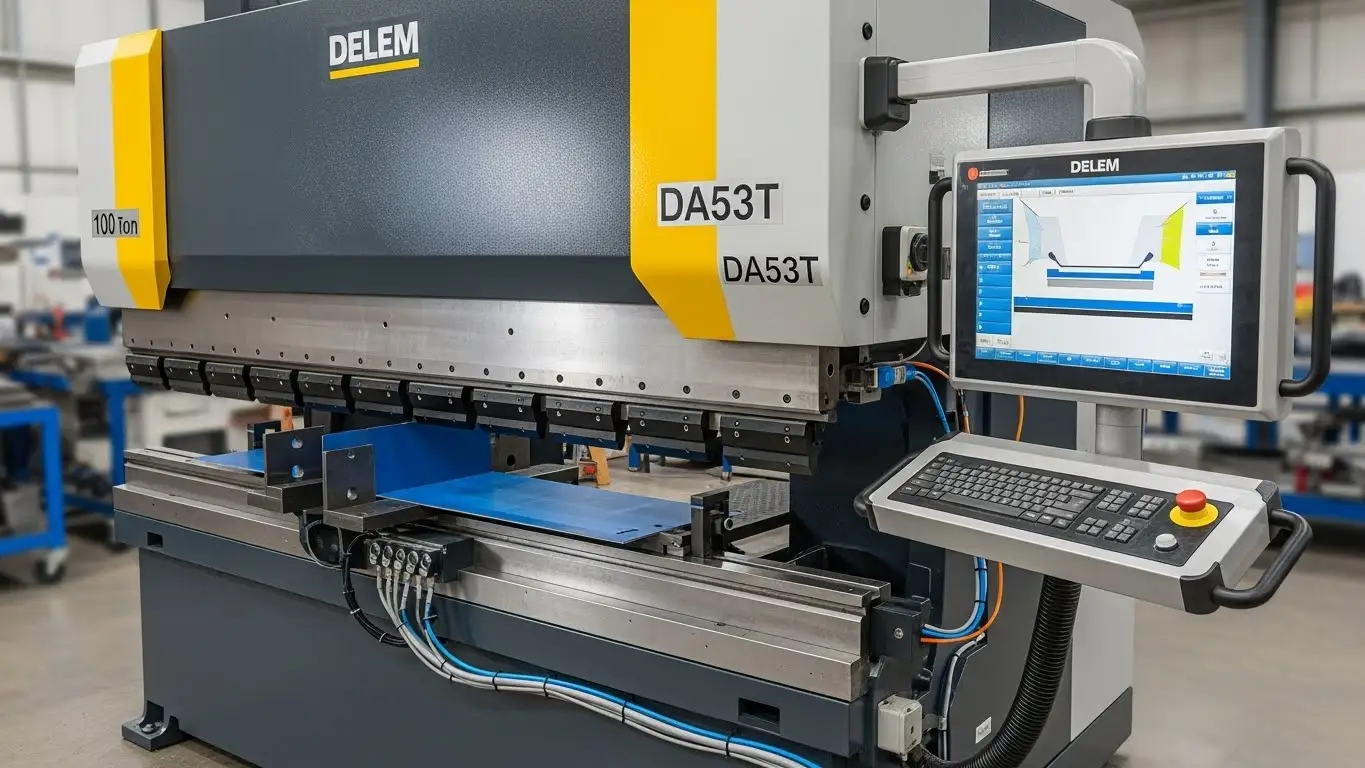 100 tonne de frein à pression CNC Delem Da53t