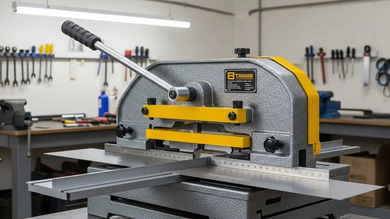 Machine de cisaillement métallique abordable pour atelier