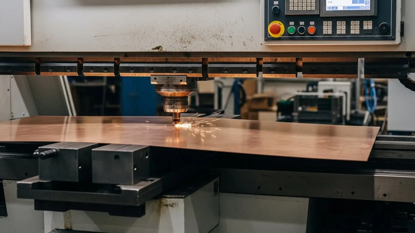 Frein à pression CNC pour tôle de cuivre