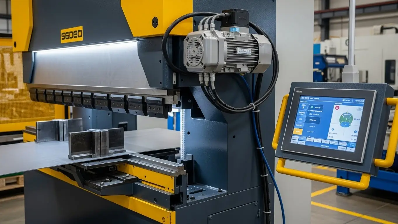 Frein à pression avec servomoteur