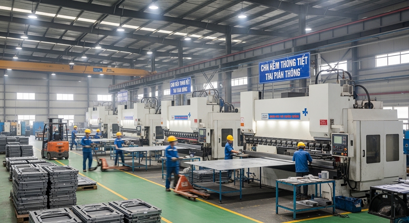 Usine de freins à pression CNC au Vietnam