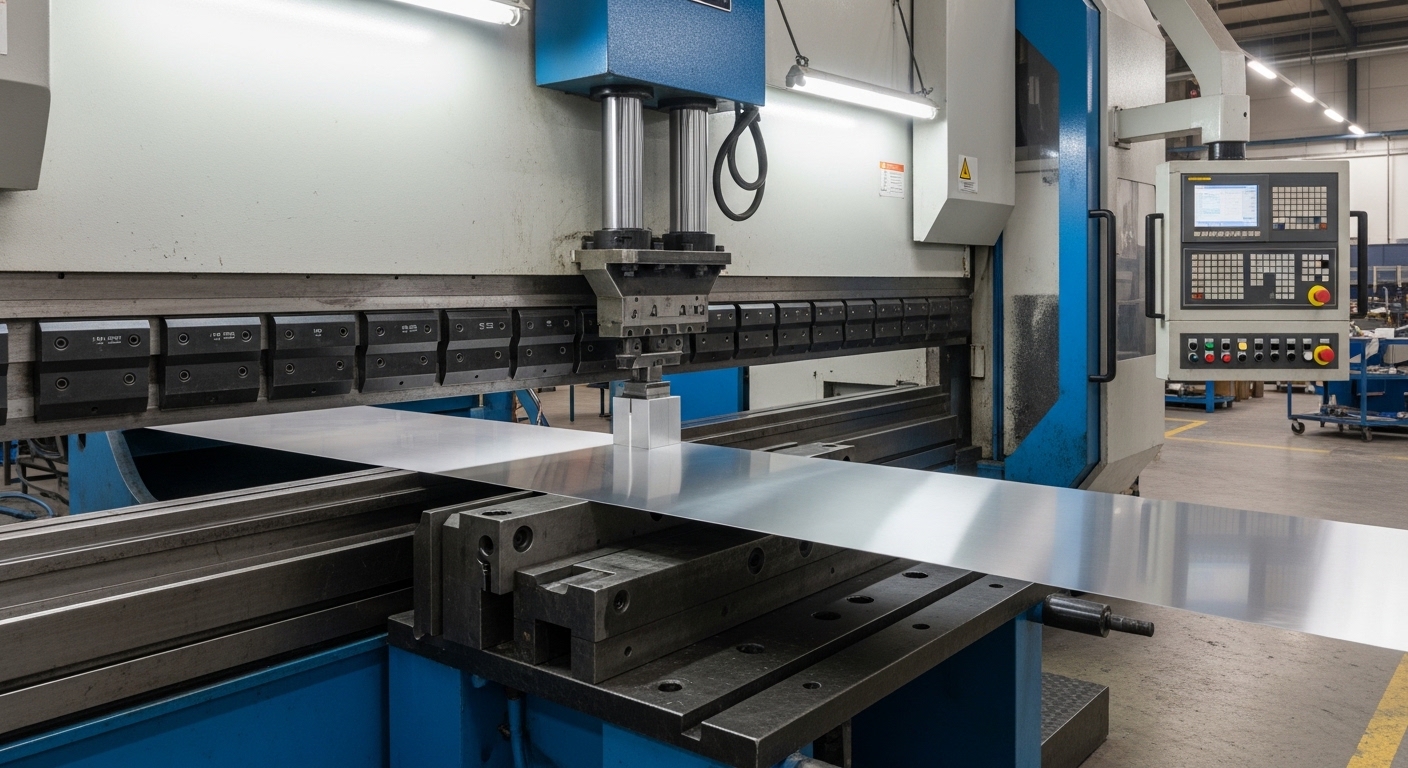 Frein à pression CNC pour tôle d’aluminium