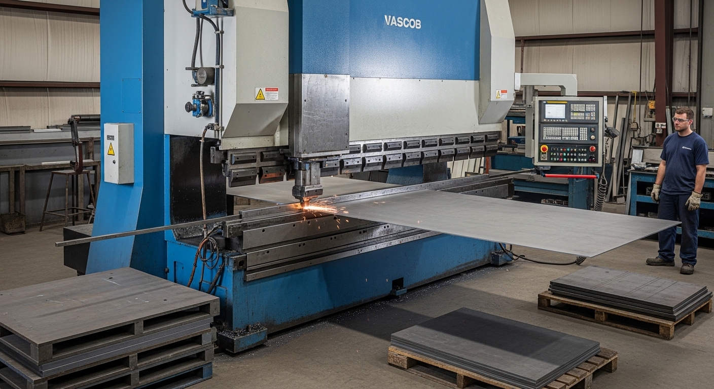 Frein à piston CNC pour tôle d’acier