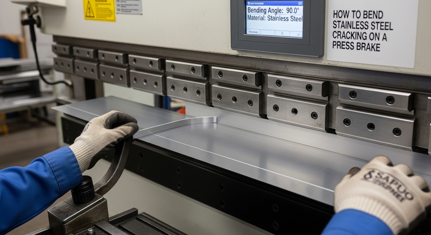 Comment plier l’acier inoxydable sans fissurer un frein à pression