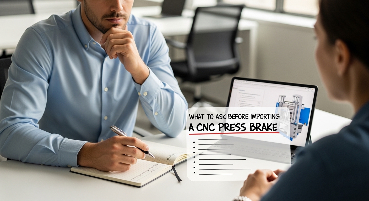 Que demander avant d’importer un frein à pression CNC