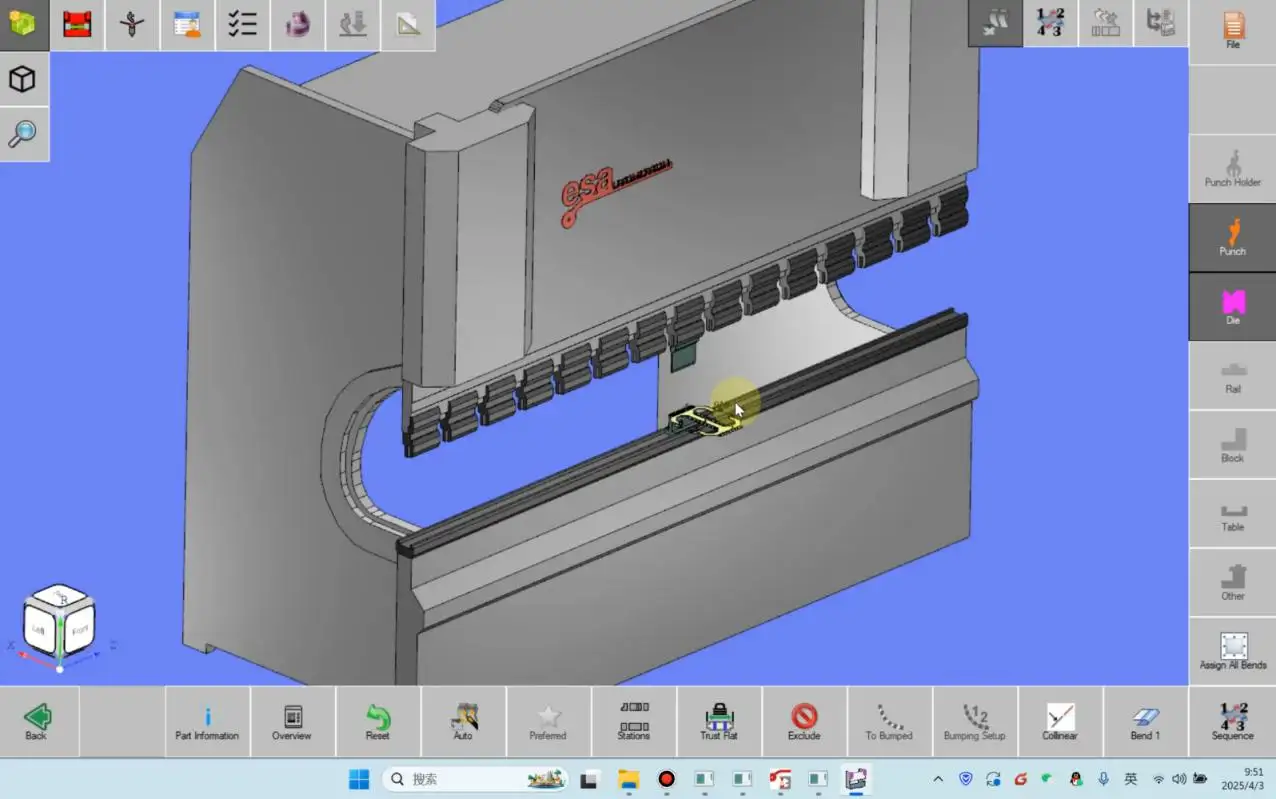Frein à pression ESA S875