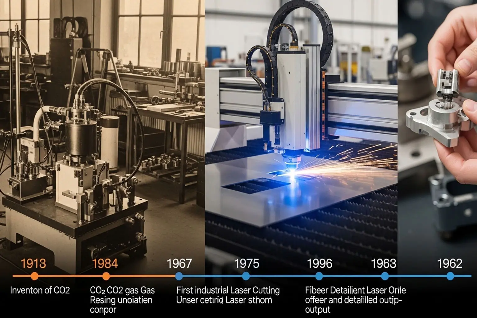 Historique de la découpe laser: De la théorie scientifique à la précision industrielle